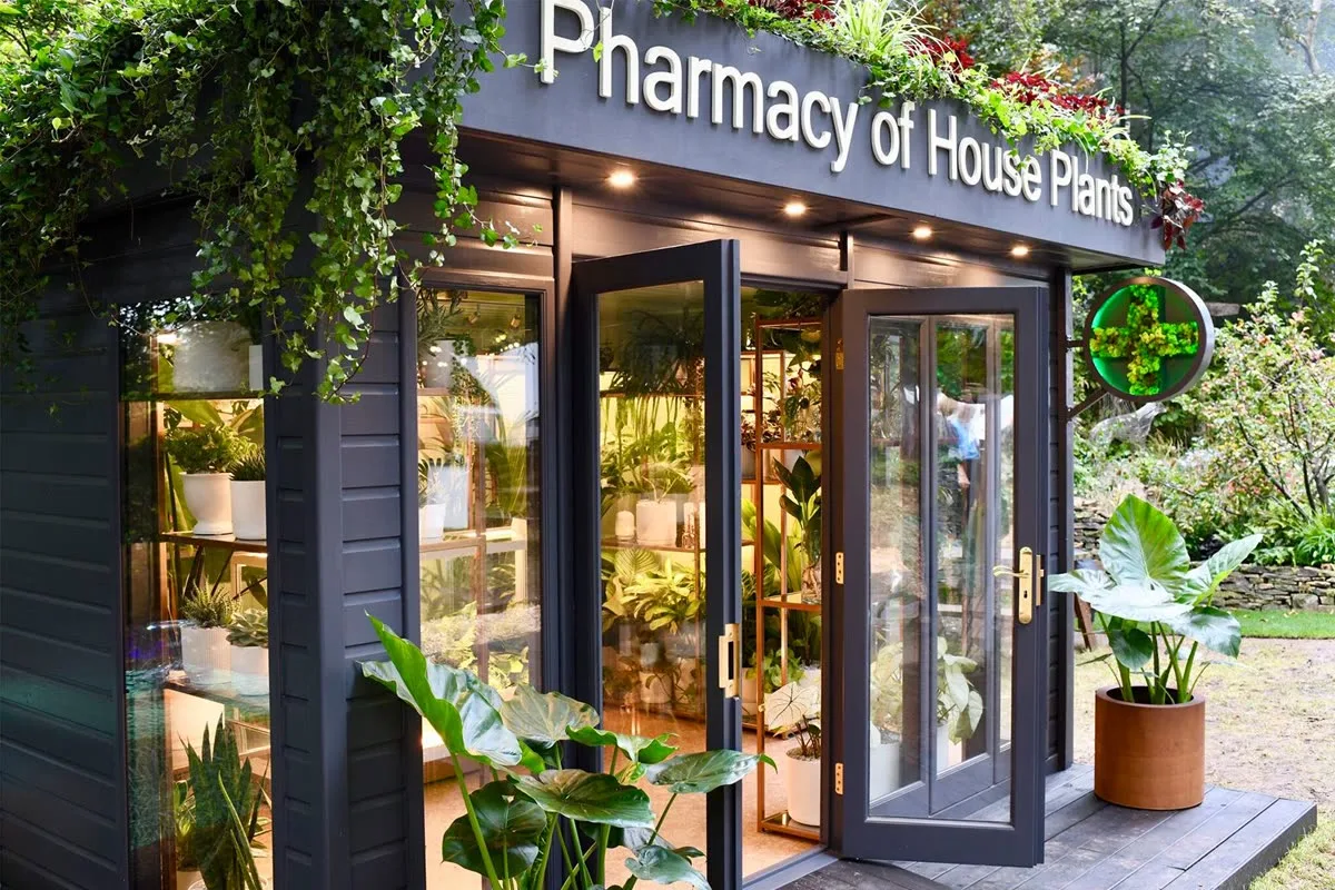 The Pharmacy of Houseplants exhibit at the RHS Chelsea Flower Show 2021